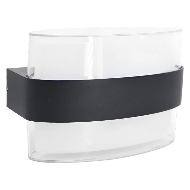Black Aluminium LED Wall Light - Outdoor IP54