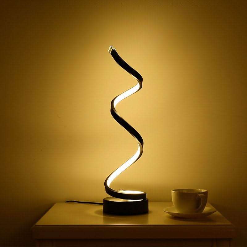 Dizzy LED Spiral Table Lamp