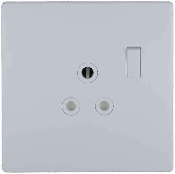 White Single 16A Wall Socket