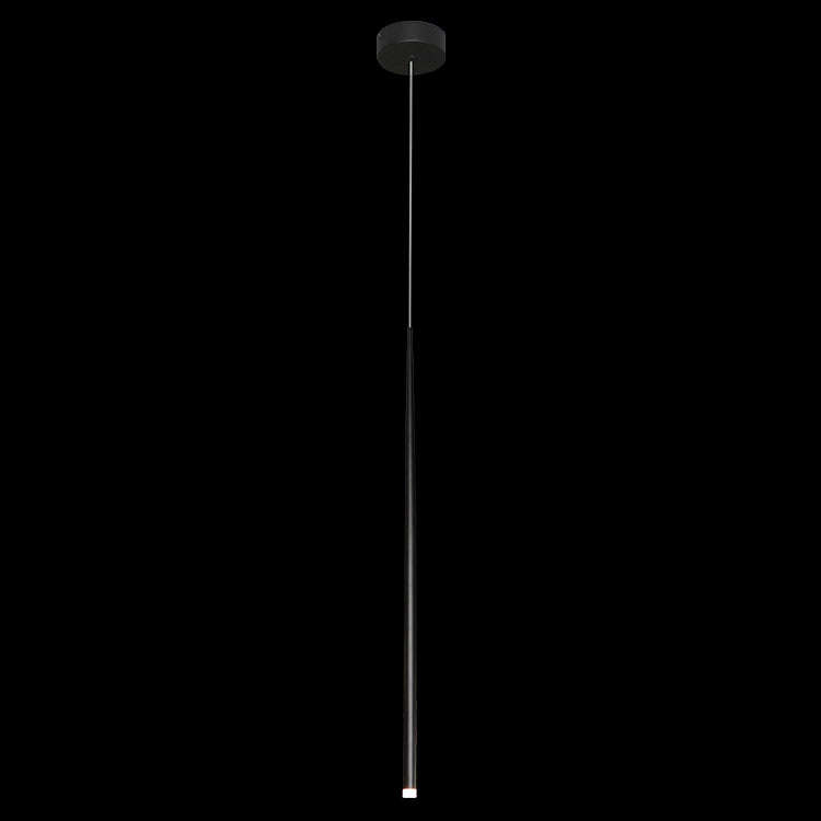 Black Baton Pendant Light