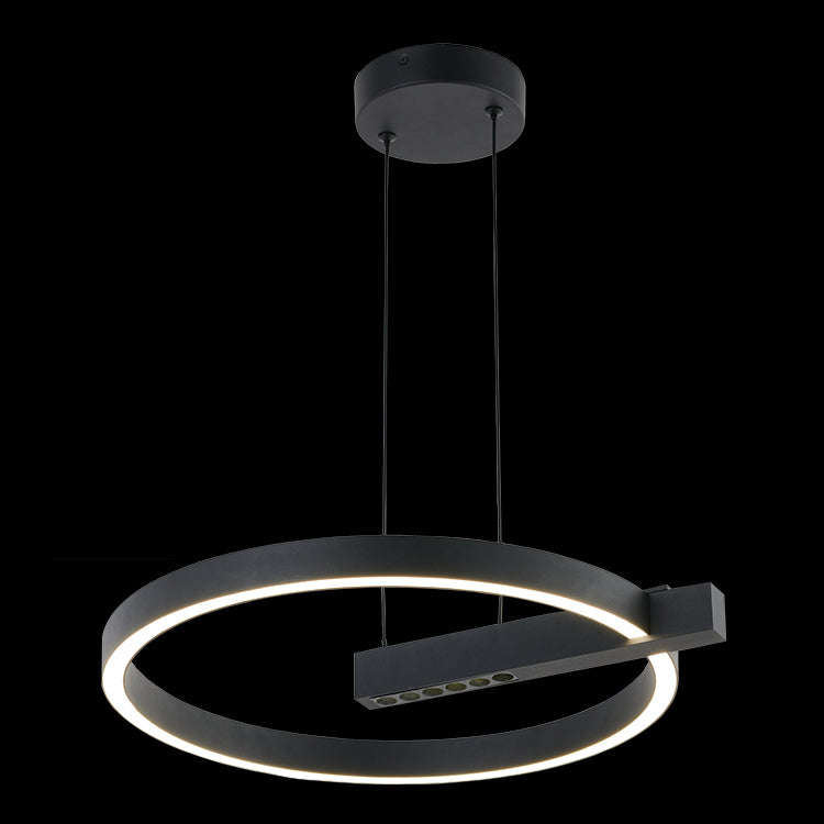 Black Q LED Pendant Light