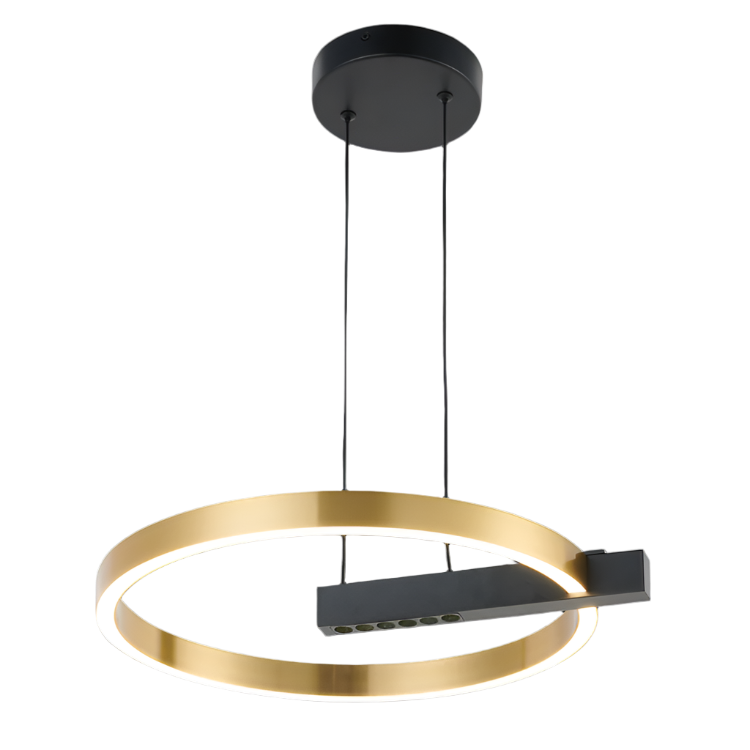 Gold Q LED Pendant Light