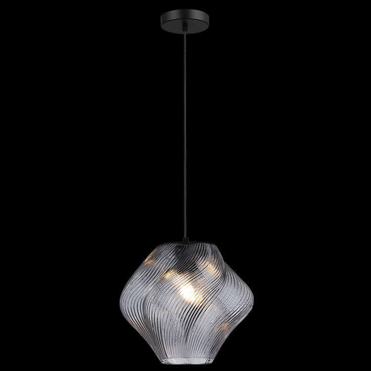 Medium Gelato Smoke Glass Pendant Light