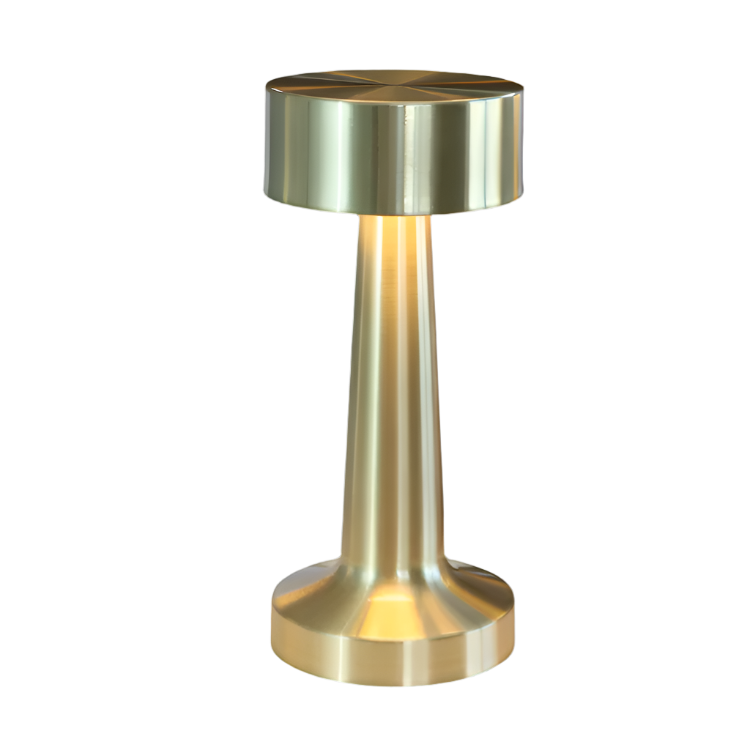 Golden Rechargeable LED Table Lamp