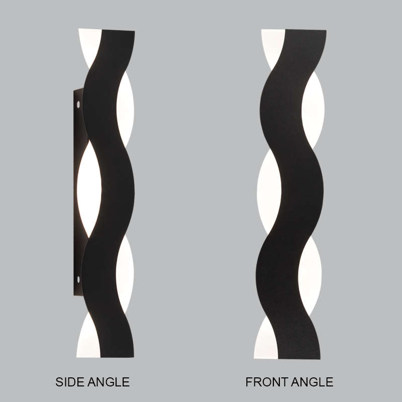 Bali Wave Outdoor Linear Wall Light