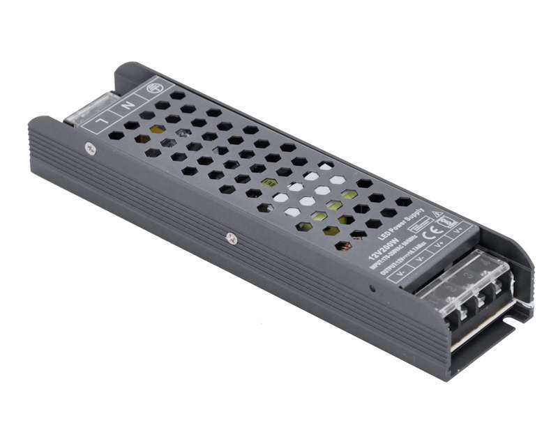 LED Power Supply - 24Vdc 120W - Surge Protected Slim Design