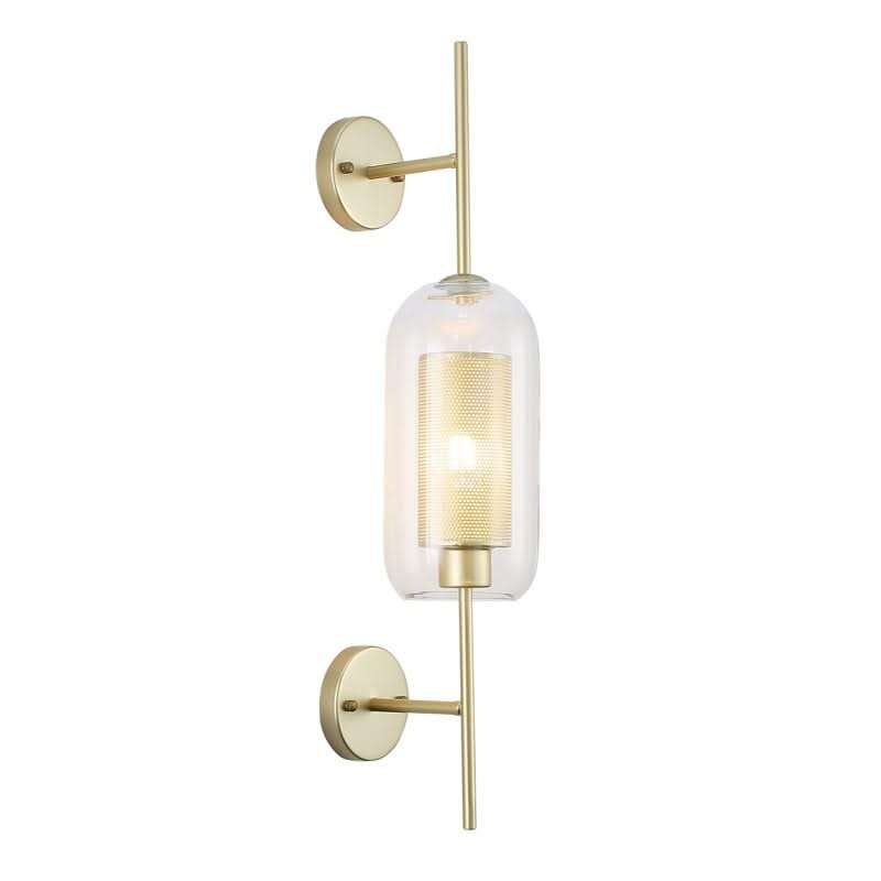 Black New York Tall Wall Light