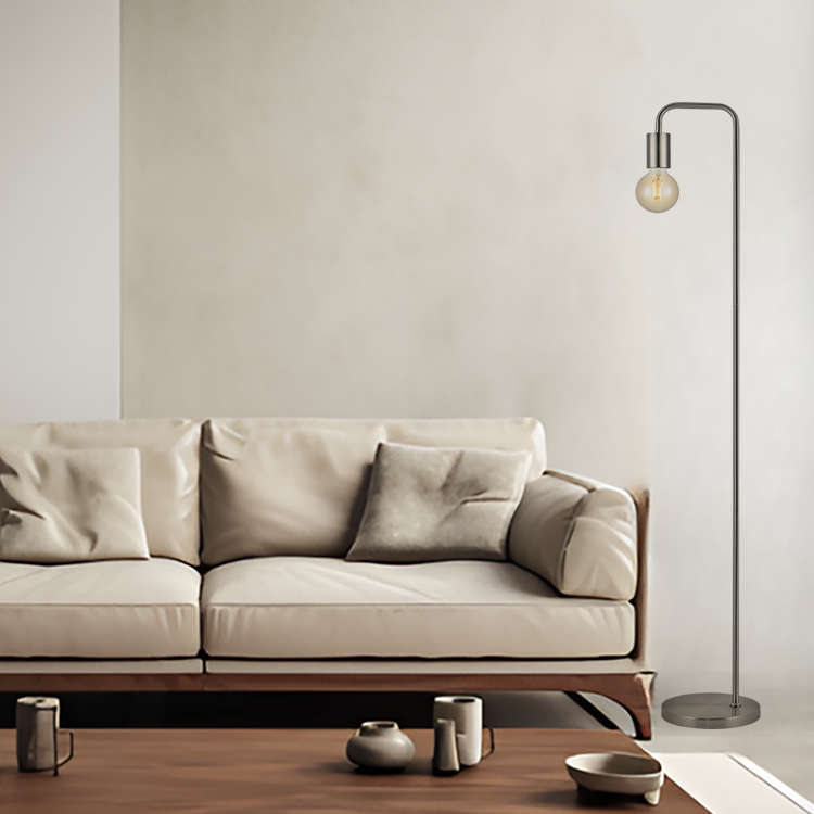 Sleek Metal Floor Lamp