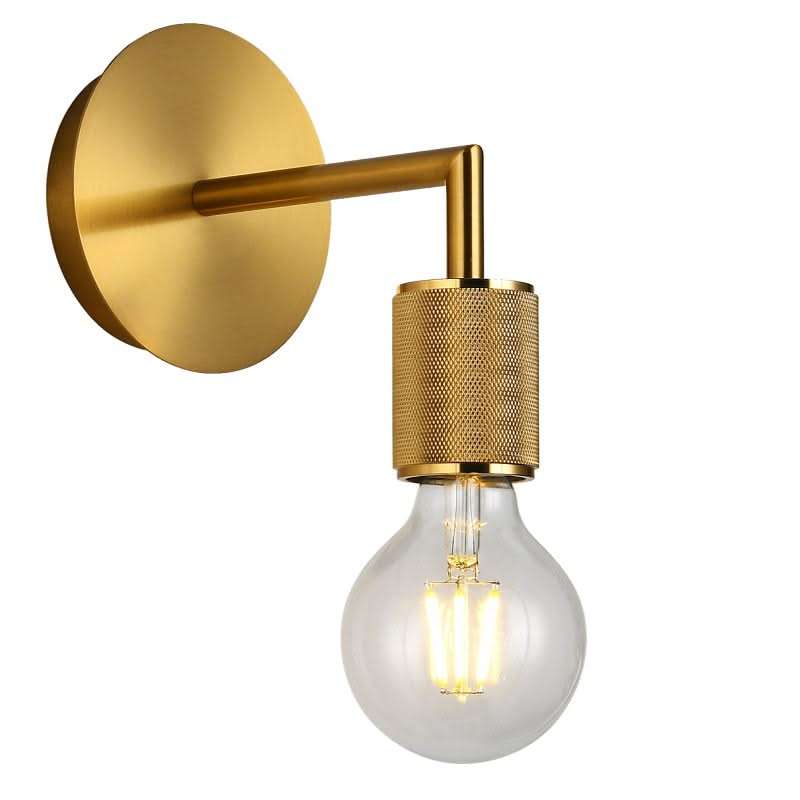Trend Plain Wall Light - Gold