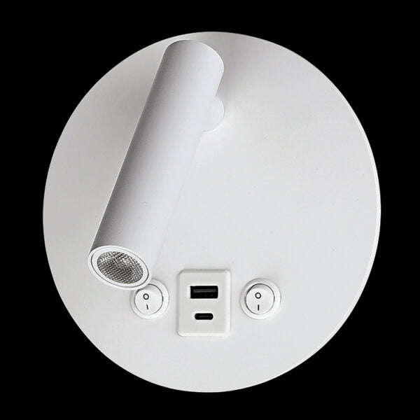 White LED Reading Light with Backlight, USB & USB-C