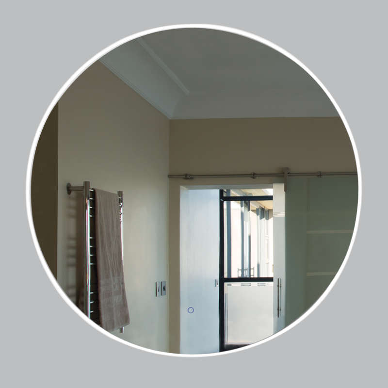 Diva Round Frameless LED Mirror - Dimmable