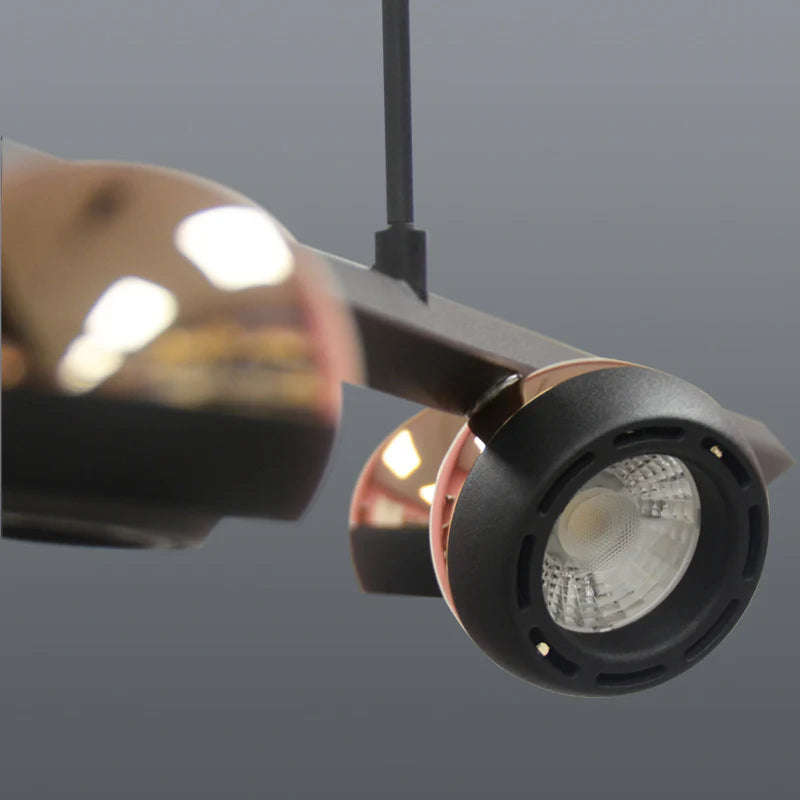 Marrakesh Black and Gold LED Pendant Light