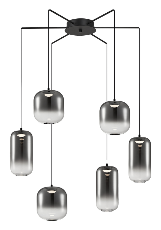 Misty Morning Cluster LED Pendant Light