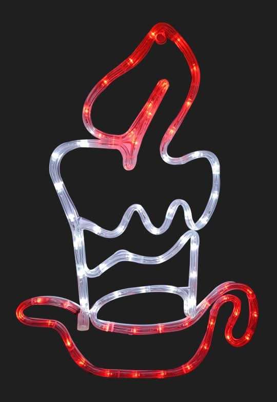 LED Christmas Lights - Candle 3 Motif