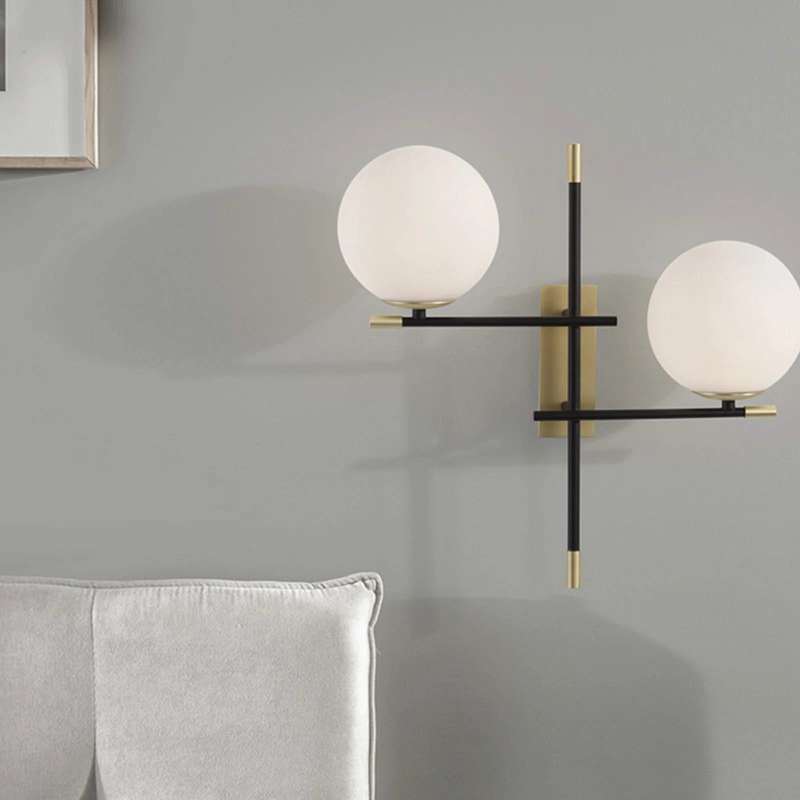 Unwind Black & Gold Wall Light