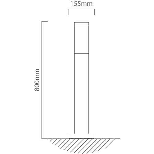 Fumagalli Coastal - Carlo 800 LED Bollard