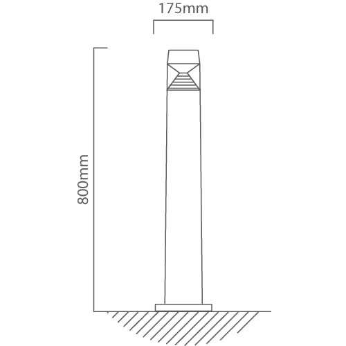 Fumagalli Coastal - Ester 800 LED Bollard