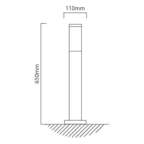 Stainless Steel Bollard Light Outdoor