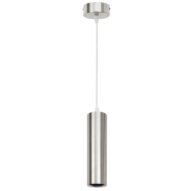Pinkie Satin Chrome Flute Pendant Light