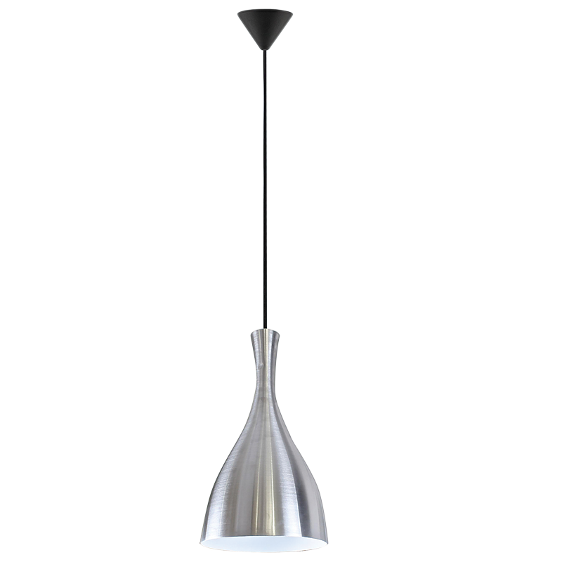 Aluminium Pendant Light Modern Design Black Cord