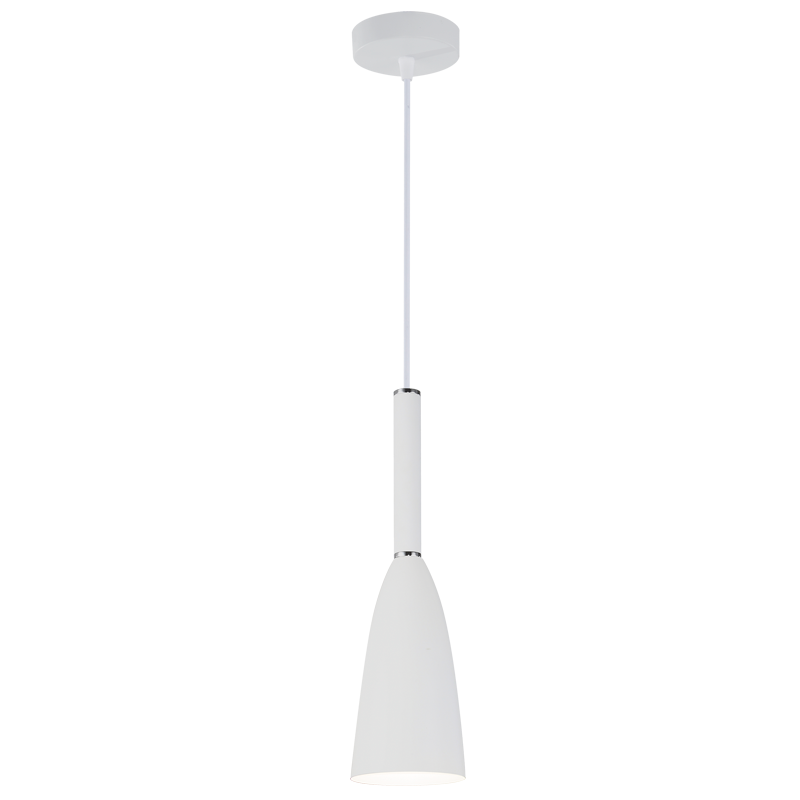White Metal LED Pendant Light
