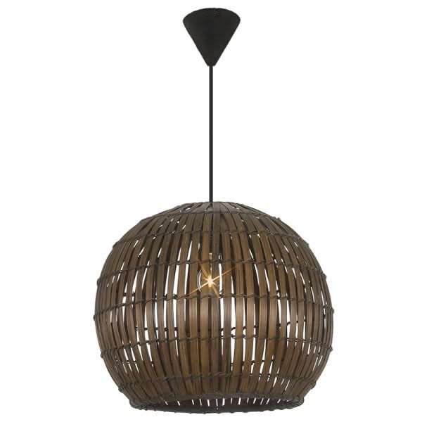 Balo Brown Bamboo Pendant Light