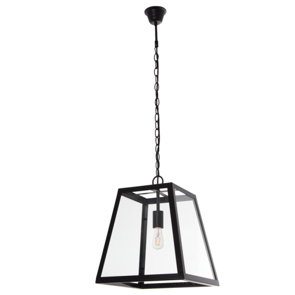 Black 1 Light Pendant