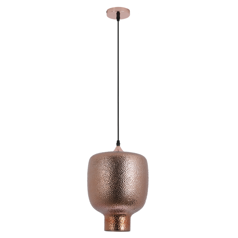 Potto Textured Copper Pendant Light
