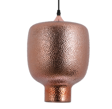 Potto Textured Copper Pendant Light