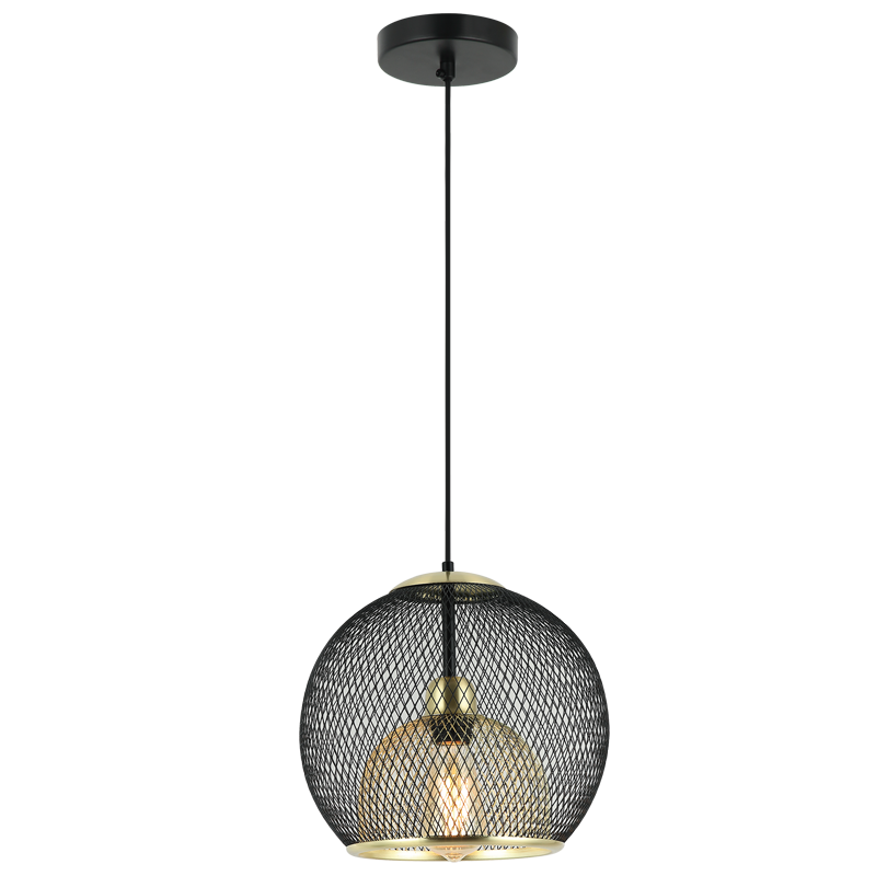 Beau Black & Gold Pendant Light