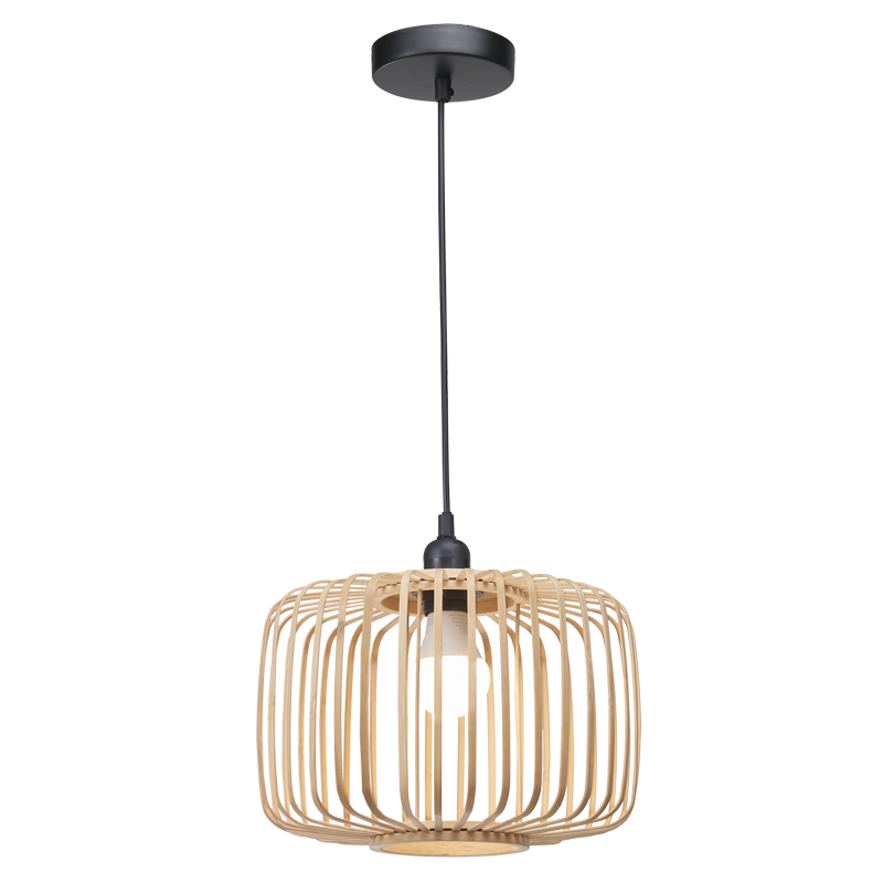 Haiku Bamboo & Metal Pendant Light