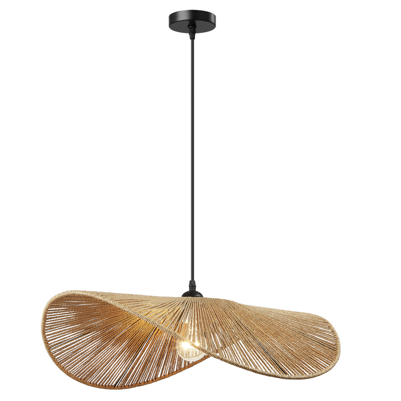 Aporia Natural Rattan Pendant
