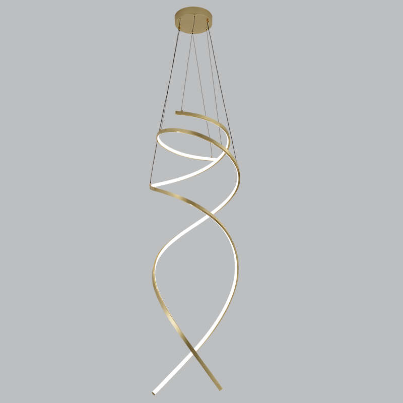 Swoon Gold LED Pendant Light
