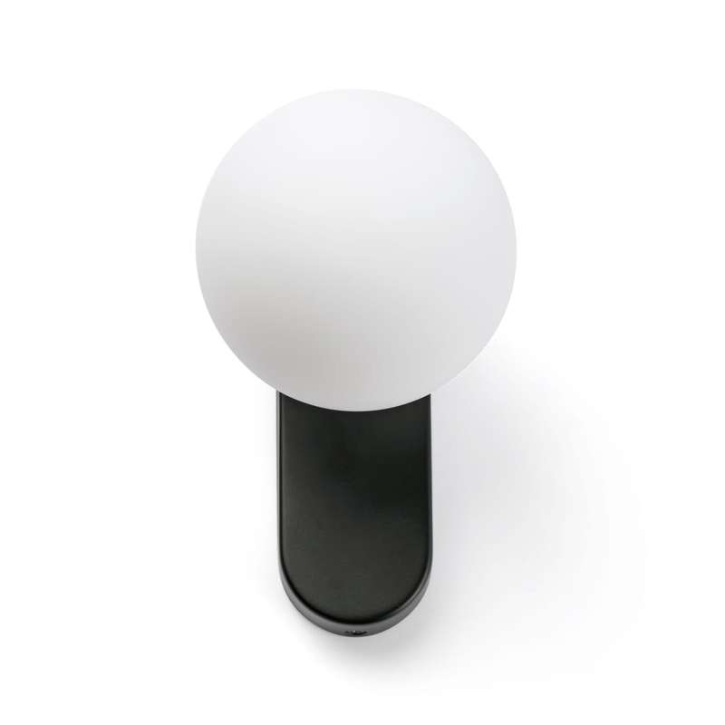 Bubble Matt Black LED Wall Light