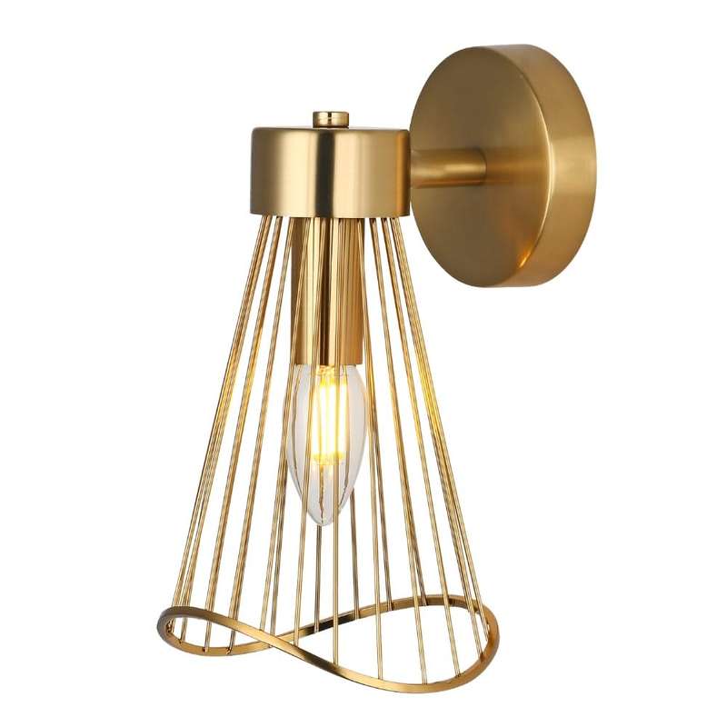 Sensu Single Gold Wall Light