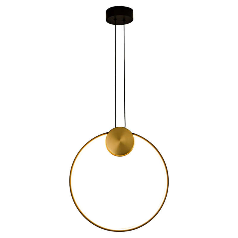 Black and Gold LED Pendant Light