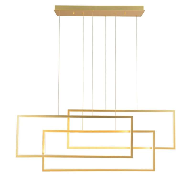 Gold Enigma Horizontal LED Pendant Light