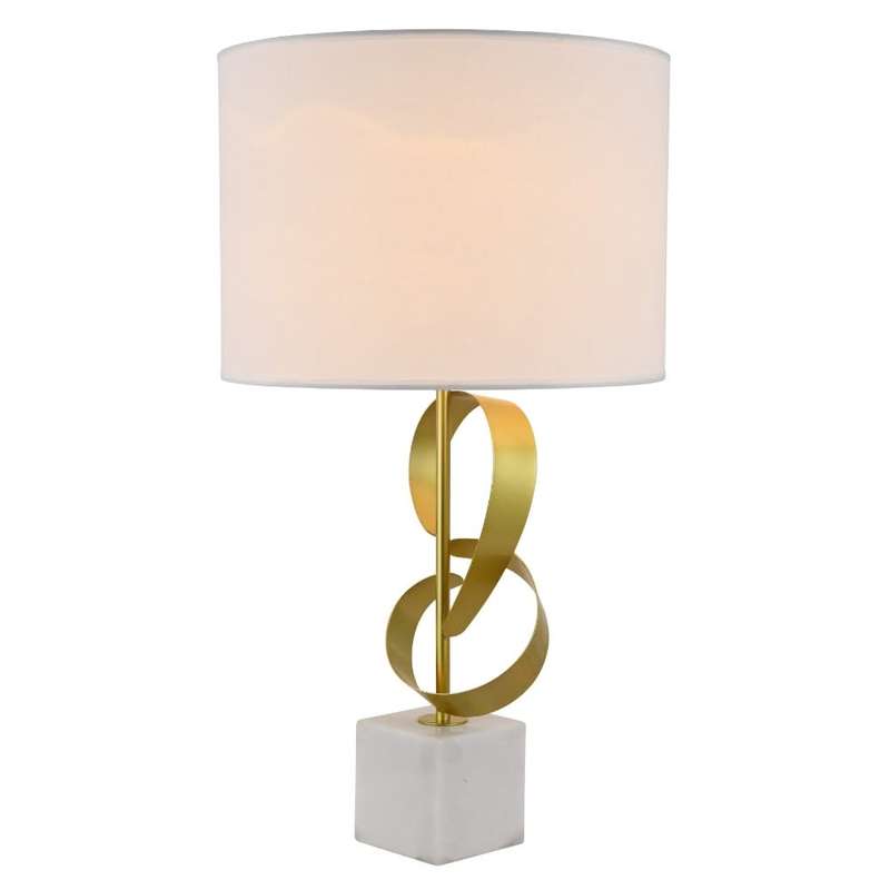 Mozart Gold & Marble Table Lamp