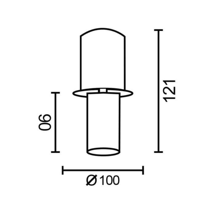 Hide Black Retractable Downlight Holder (Spazio)