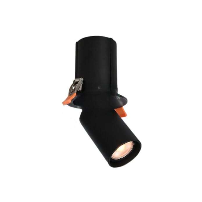 Hide Black Retractable Downlight Holder (Spazio)