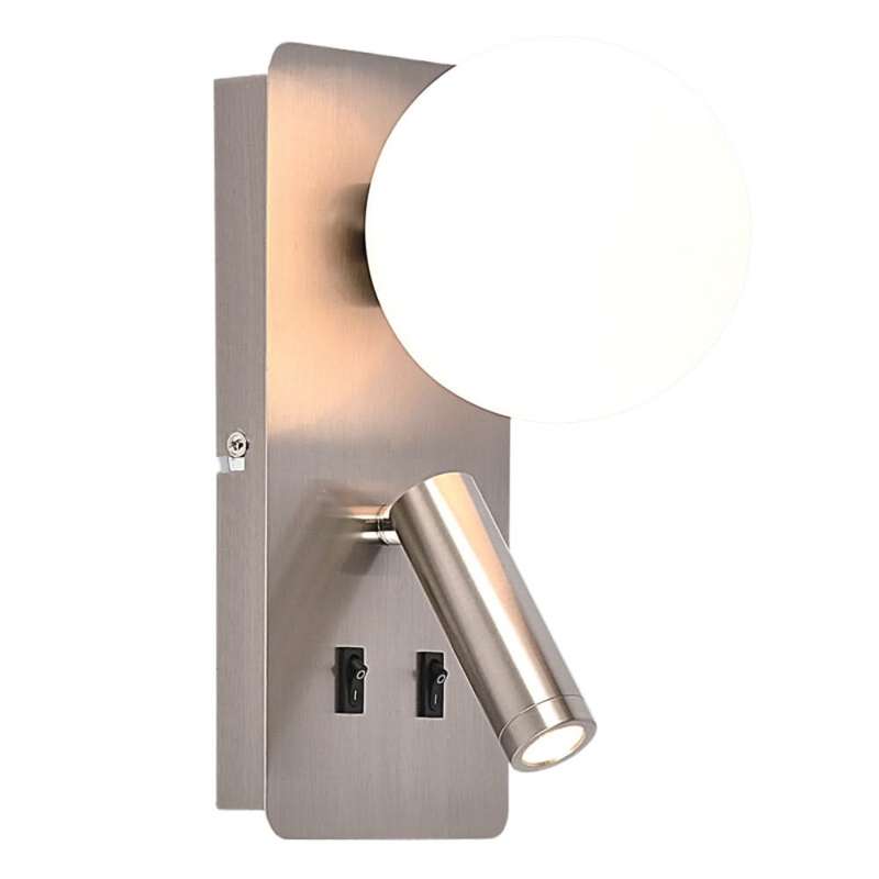 Nelson Satin Chrome Wall Light