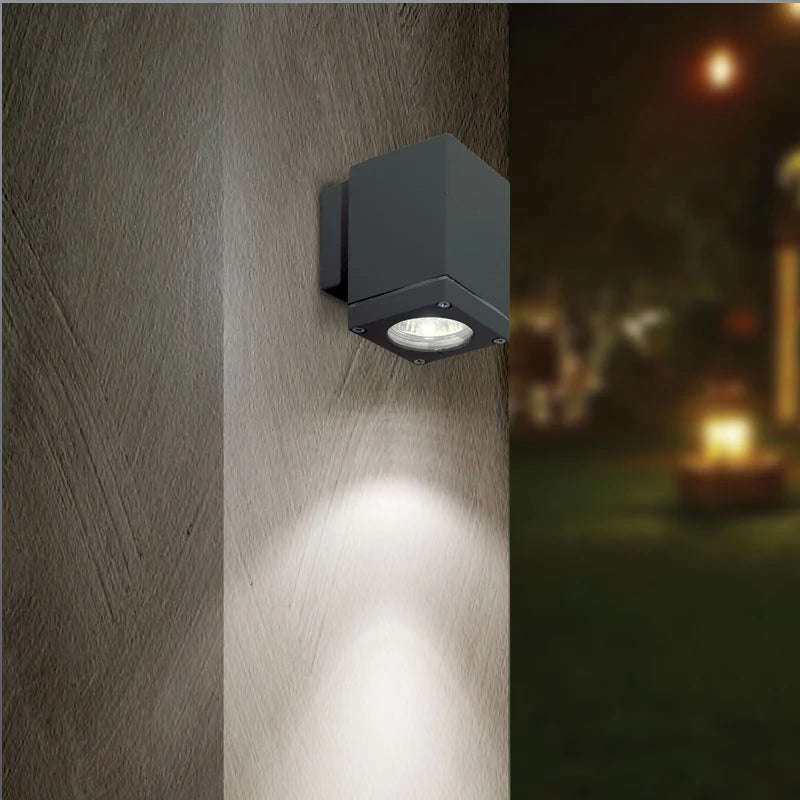 Phalt Anthracite Outdoor Wall Light IP44