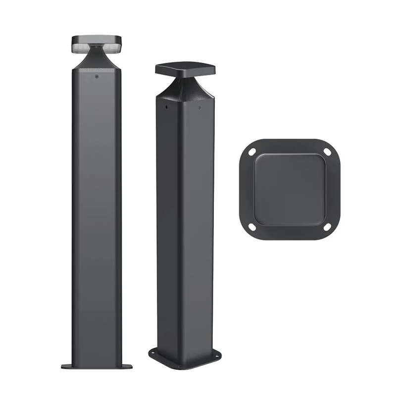 12W Fuji IP65 4CCT Surface Mount Bollard - Square