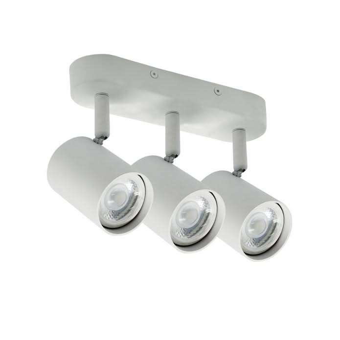 White Pulse 3 Light Adjustable Spotlight (Spazio)