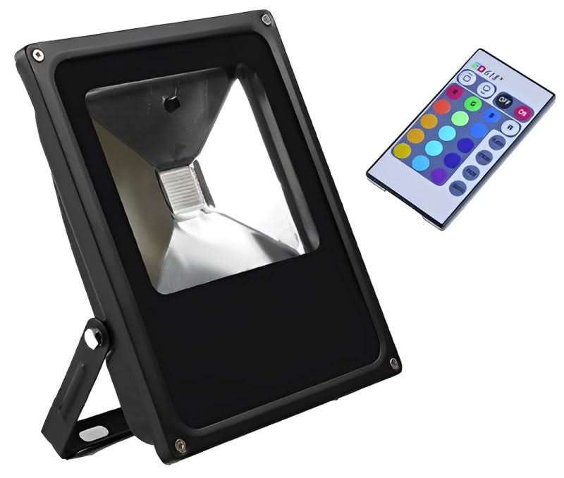 LED Flood Light - 100W RGBW with Remote