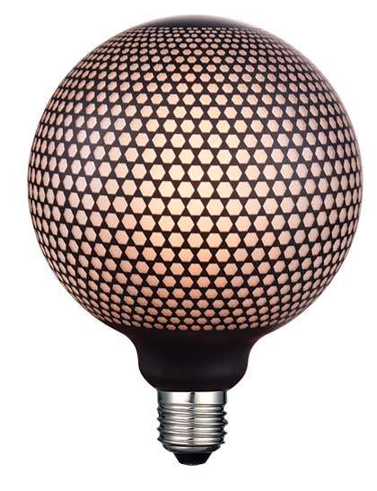 Decorative LED Bulb - G125 Graphic Dot Filament Bulb