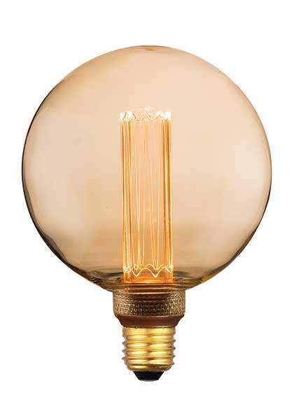 Decorative LED Bulb - G125 Glass Filament 1800K