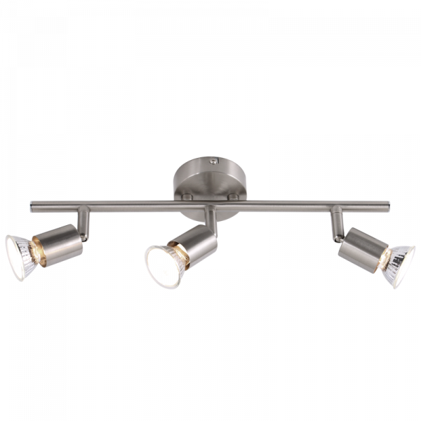 3 Light Satin Chrome Spotlight