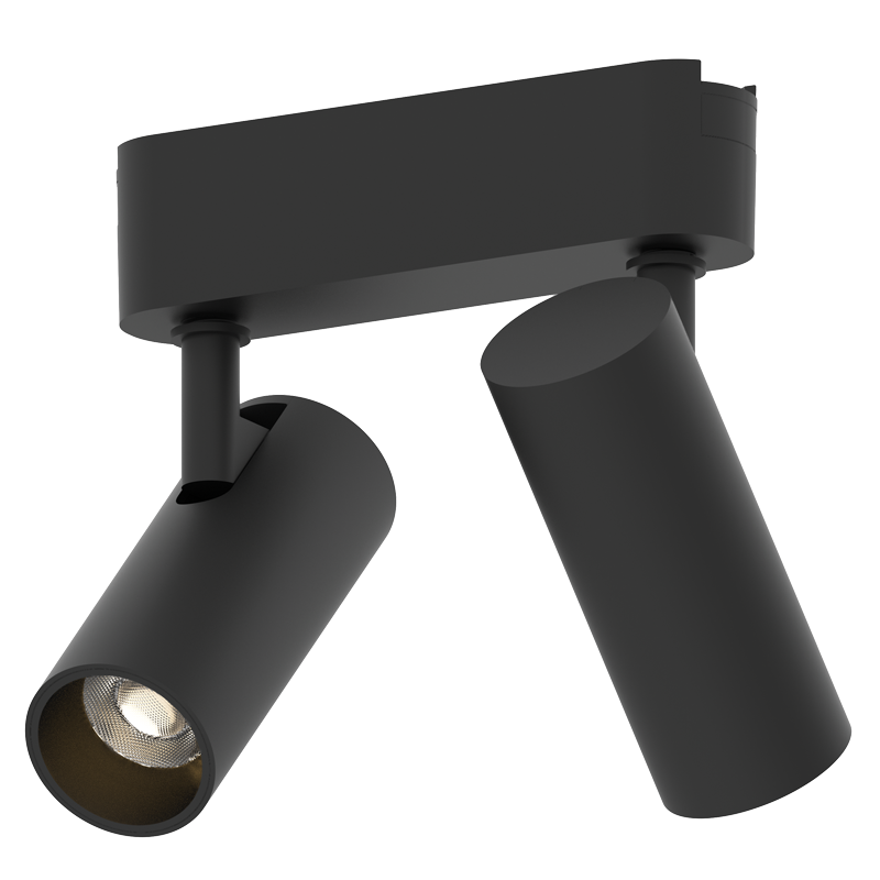 Magnetic Track Light System - Dual 6W Spot Lights