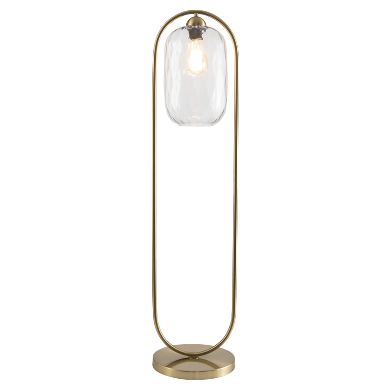 Strong Antique Brass Floor Lamp